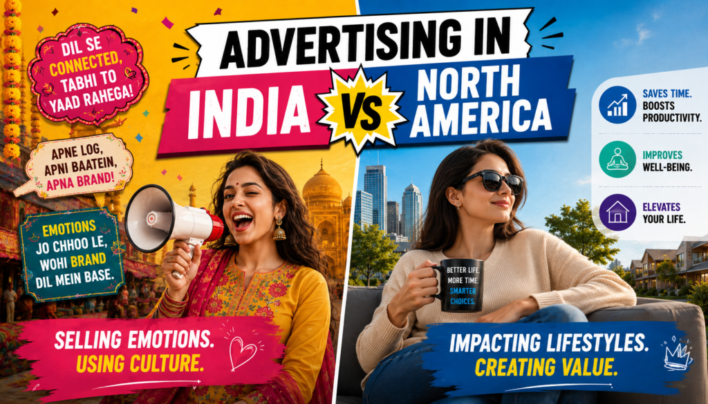 Advertising in India vs North America